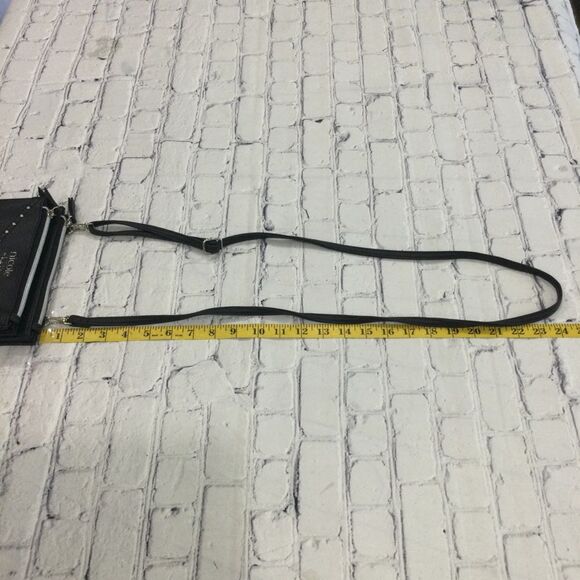 Nicole Crossbody Wallet Purse Wristlet Women’s Black by Nicole Miller - Picture 5 of 7